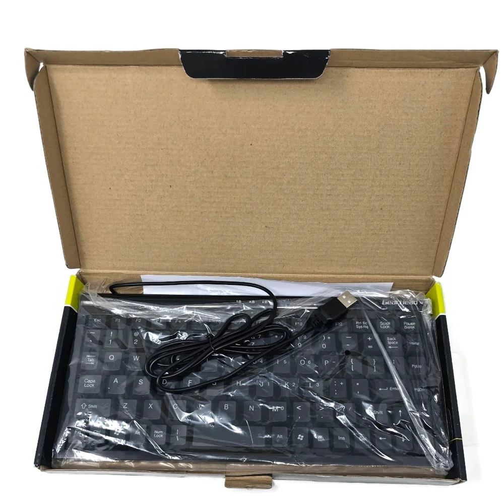 Gear Head NEW Mini USB Keyboard 89 Keys Compact Size